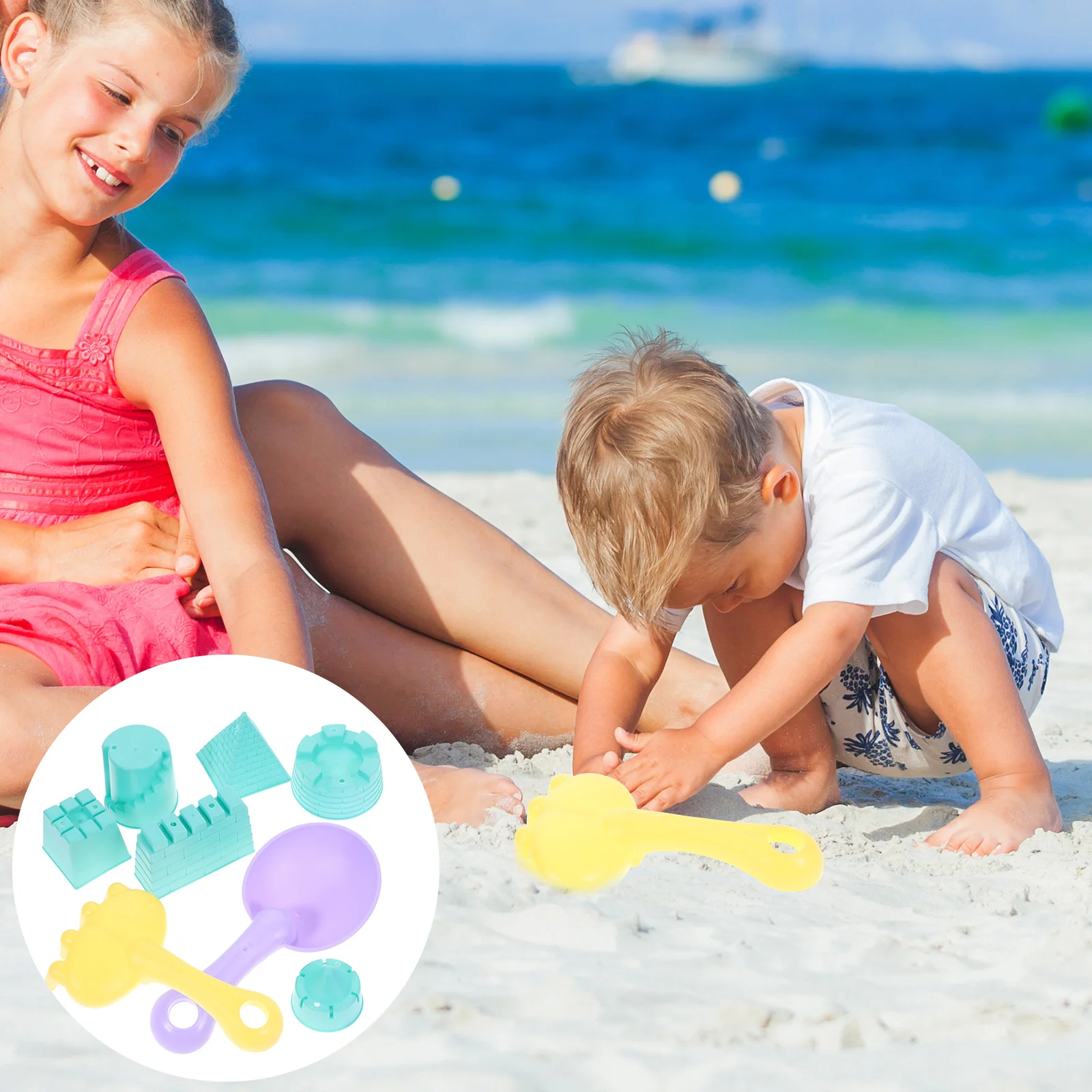 Beach Toy Water Game Toys Sand Tool Digging Wear-resistant Castle Portable Interactive 3