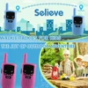 KGG 2pcs Walkie Talkie Kids Handheld Transceerver Long Range Portable Walkie-Talkie Two Way Radia Children Birthday Gifts 4