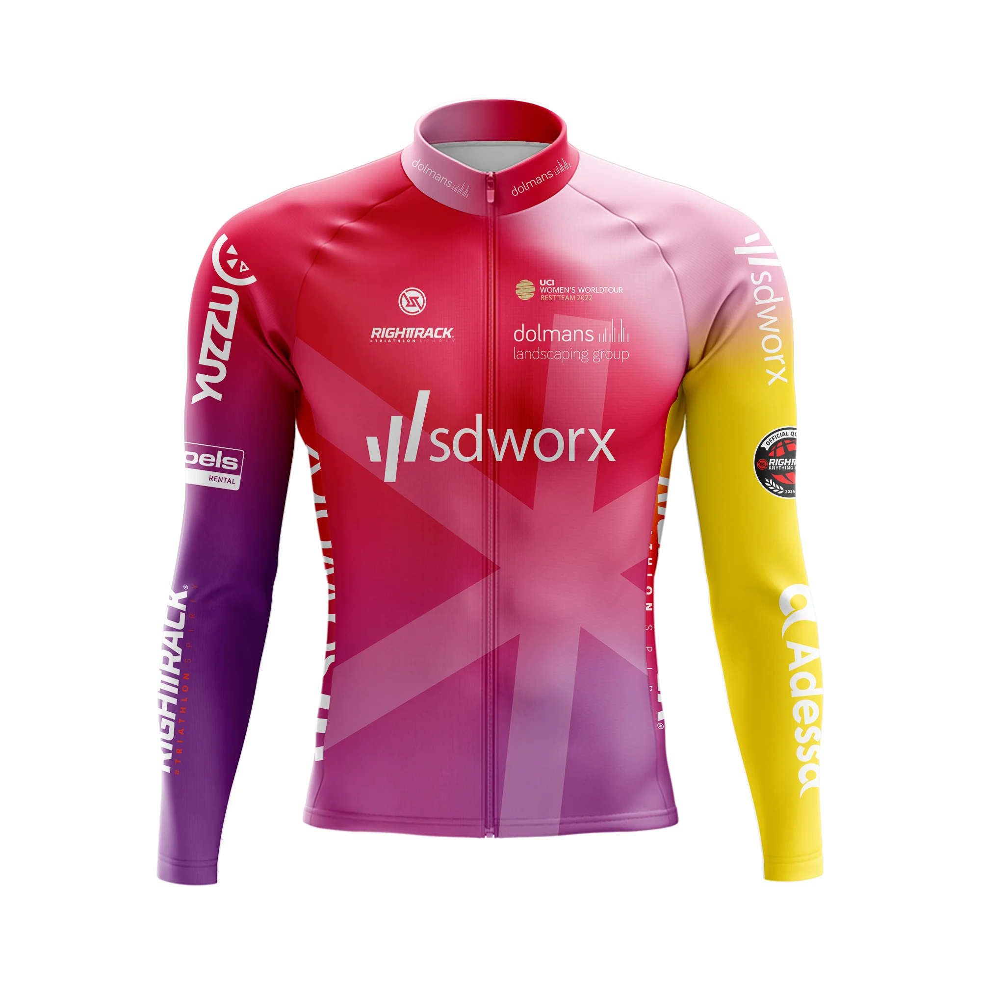 thumbnail image 1 of Jersey de ciclismo de invierno Champ SDWorx Chaquetas térmicas de manga larga de polar Protime Ropa de ciclismo de carretera RightTrack, 1 of 5