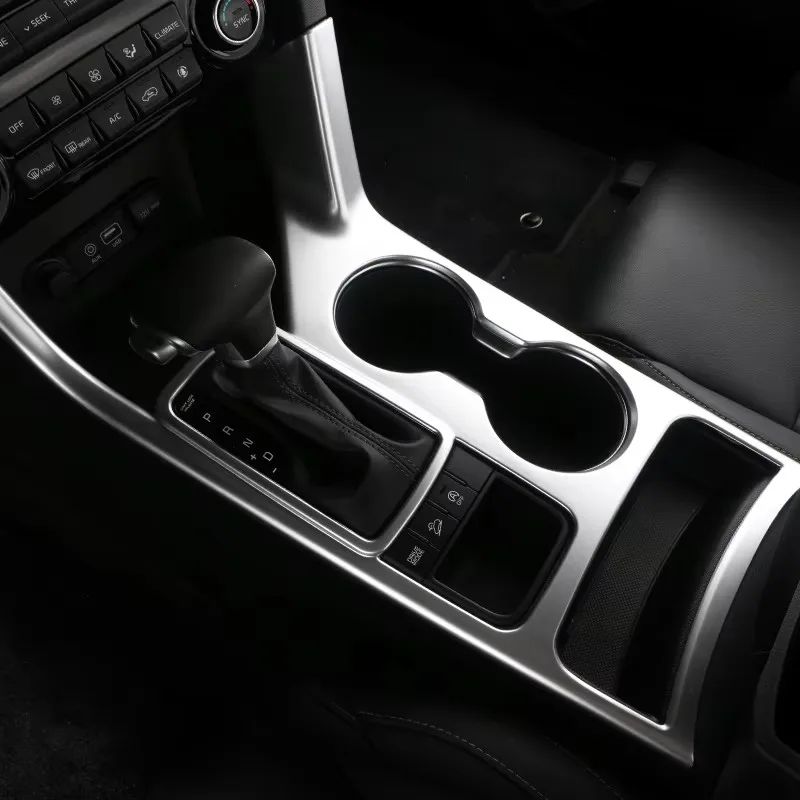 Sleek Car Center Console Gear Shift & Cup Holder Frame Trim Cover