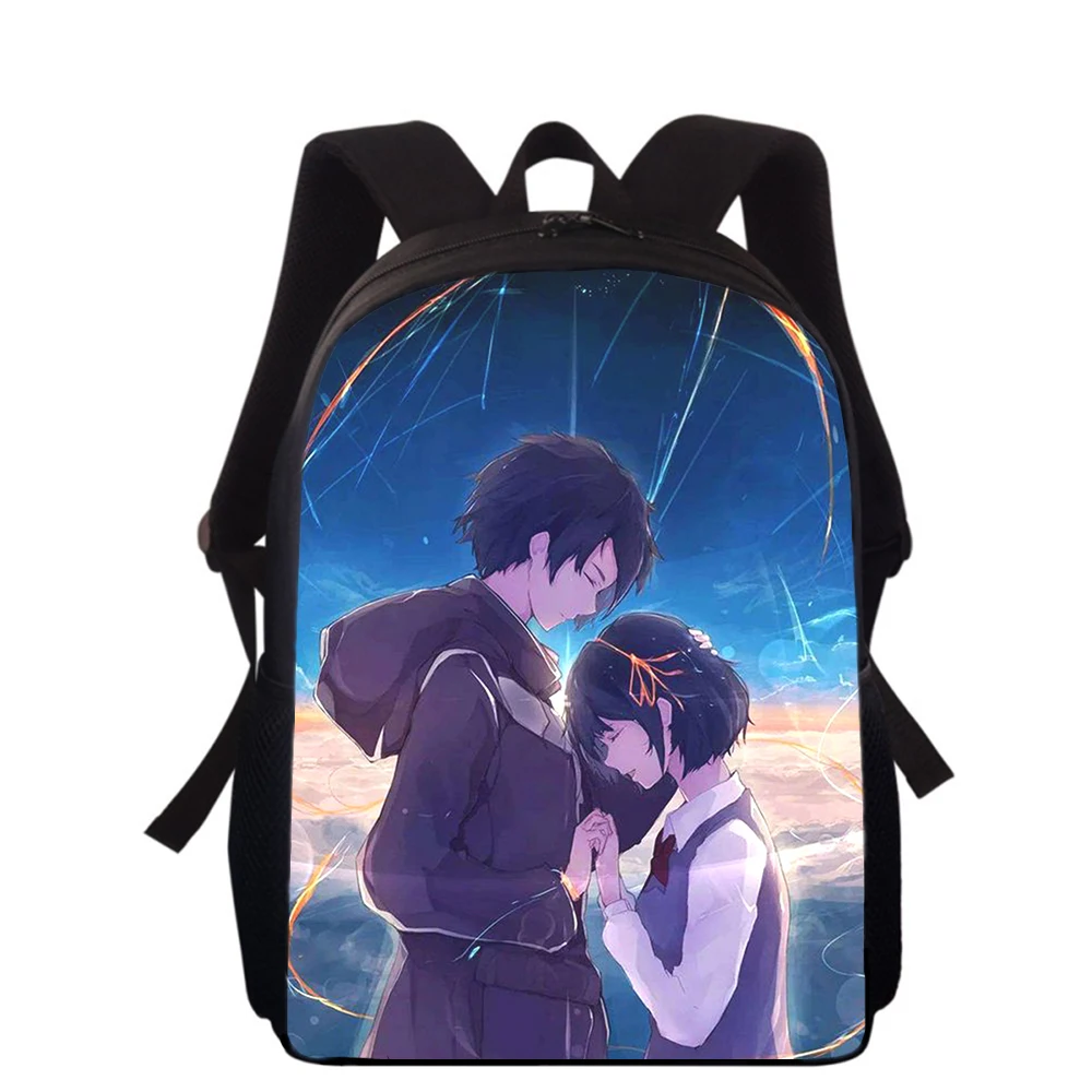 your name anime 15” 3D Print Kids Backpack Primary School Bags for Boys Girls Back Pack Students School Book Bags