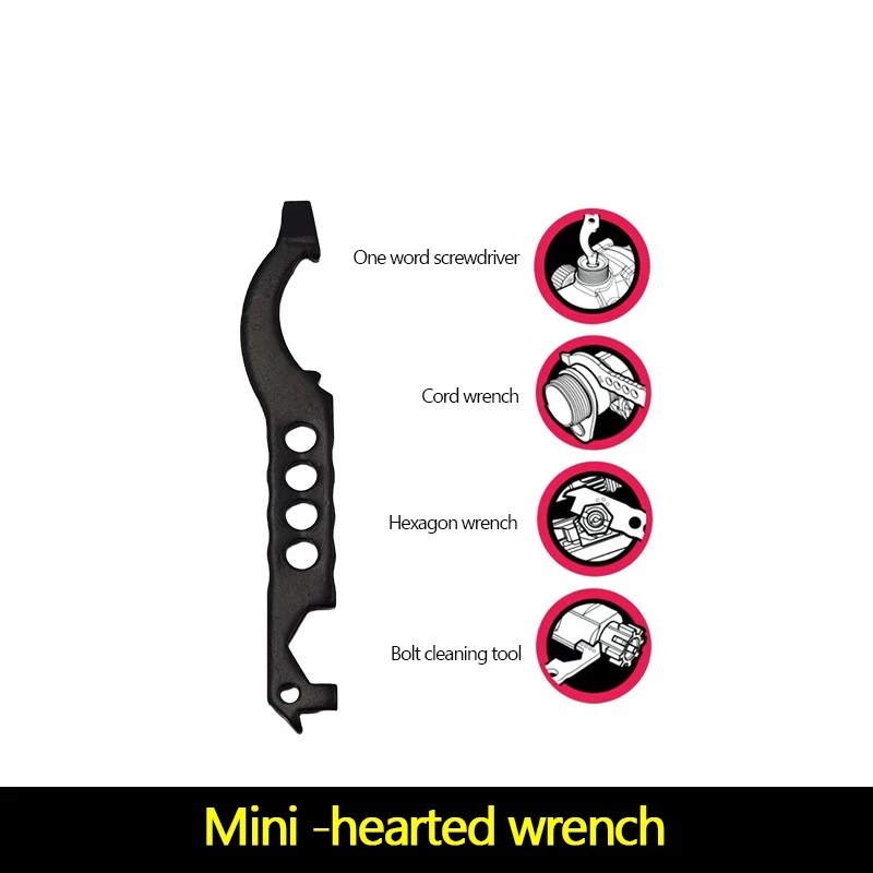 Maintenance Screwdriver Gunsmith Tools Tactical Multitasker M4 TOOLS Multipurpose Maintenance Screwdriver Keychain Bicycle Repair Buffer Tube Modification AR15