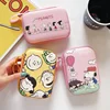 Snoopy Cartoon Cosmetic Organizer Travel Jewelry Zipper Case Boxes Earrings Necklace Ring Portable Waterproof Storage Box Gift 1