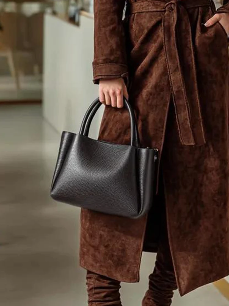 Fashion Women's Bag Large Capacity Soft Leather Tote Bag Multiple Compartments Shoulder Bag For Women Handbag