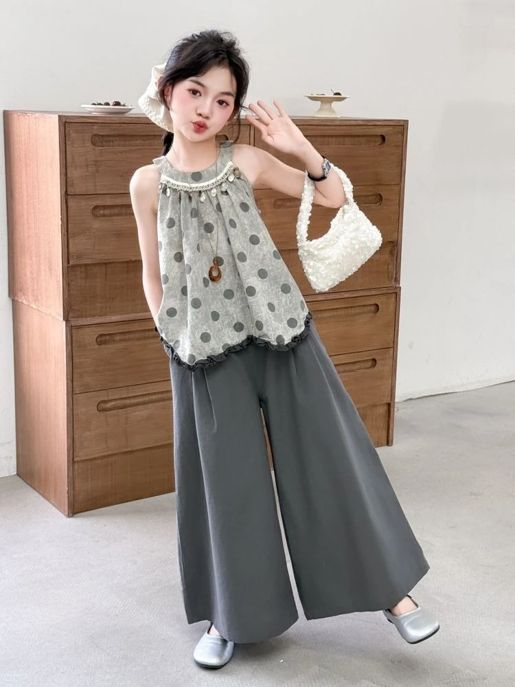 Vestiti Ragazza da 10 a 12 anni Set per bambini Adolescenti Vestito per bambini per ragazze Abiti per adolescenti carini Junior Top Bottom Little Outdoor - immagine 6