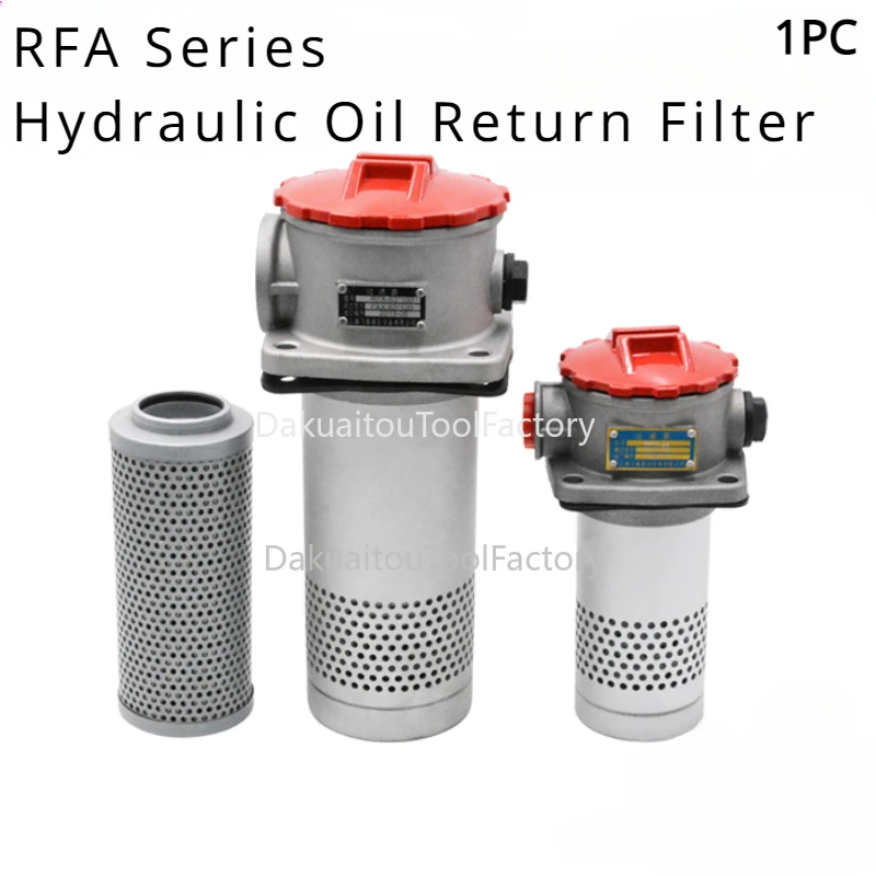 

1PC RFA Series Hydraulic Oil Return Filter Element Assembly For Industrial Machinery Oil Filtration