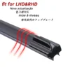 Double Rubber Car Wiper Blades for 2012-2016 Subaru XV MK4 Crosstrek GP Front Rear Windshield Wipers Car Accessories 2012 2016 3