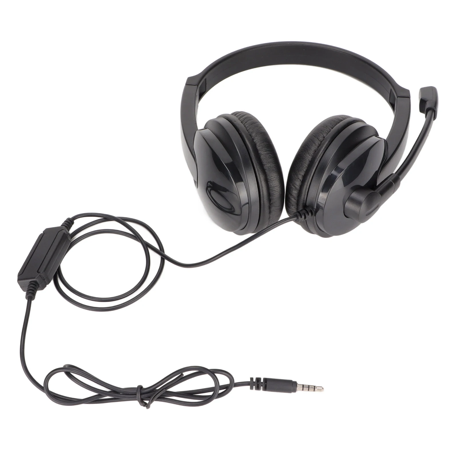 게임용 헤드폰 PC?3033 게임용 헤드셋 소프트 이어머프 PC 노트북용 다기능 3.5mm 서라운드 스테레오 게임용 헤드폰