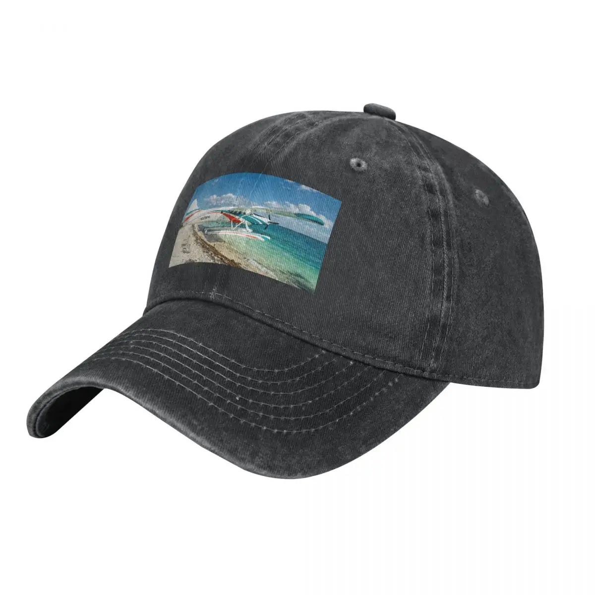 

Seaplane to the Dry Tortugas Cowboy Hat Hood black Women's Golf Clothing Men's