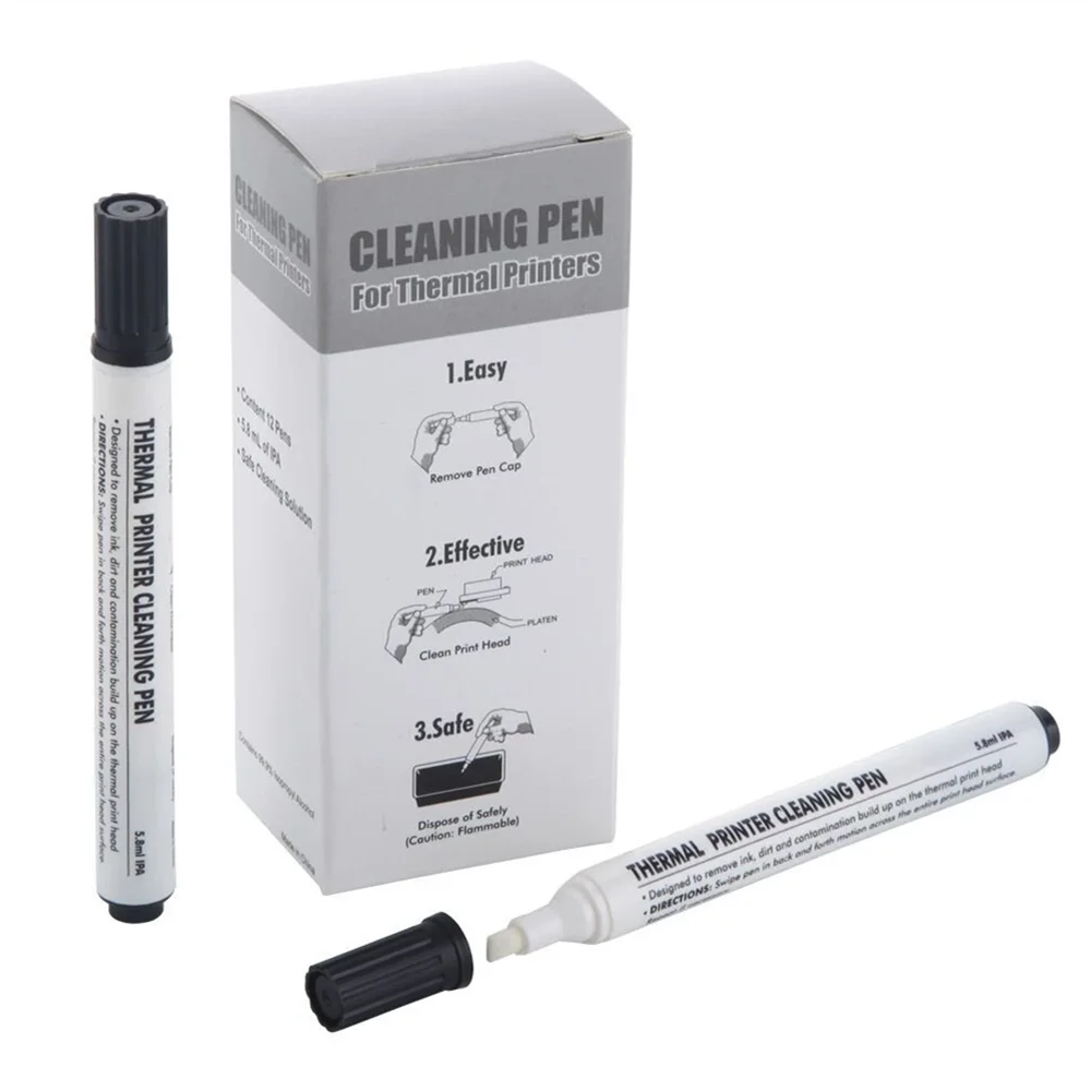 印刷用のサーマルヘッドクリーニングペン,12ユニット,105950 035,カード,プリンター,プリント用のヘッドクリーニングペン