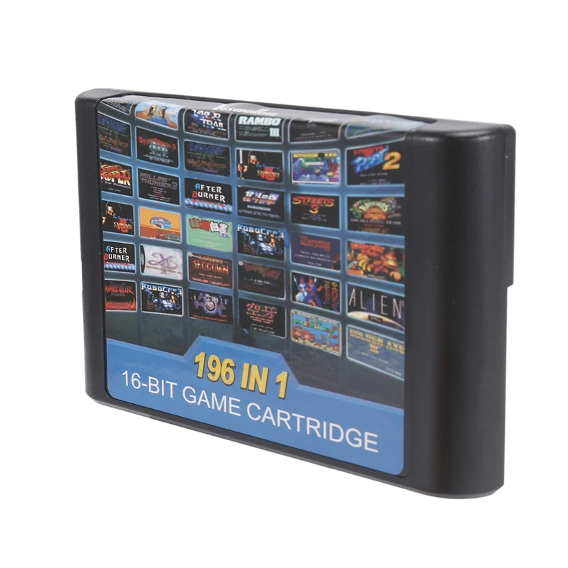 196 In 1 Multi Games Cartuccia Pastella Di 112 In 1 E 126 In 1 Per Sega Mega Drive Per Pal E Ntsc