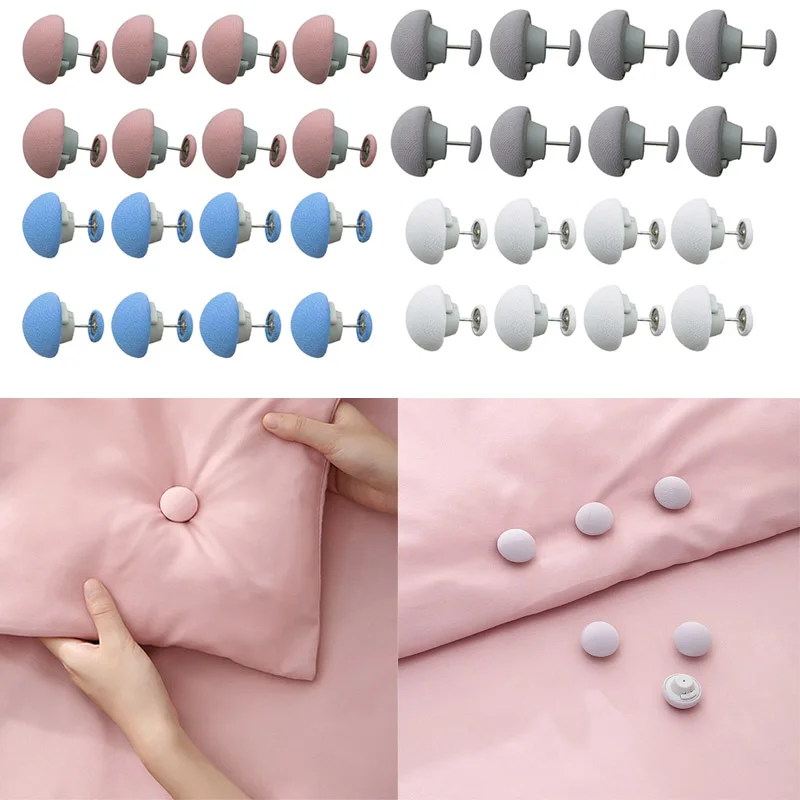 4/8PCS BedSheet Quilt Clip Duvet Cover Fastener Clip Anti Slip Blanket