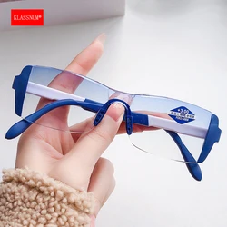 KLASSNUM Smart Glasses with Automatic Adjustment Men Magnifying Glasses Reading Glases Far Near Sight +1.0-+4.0 Anti-blue Light