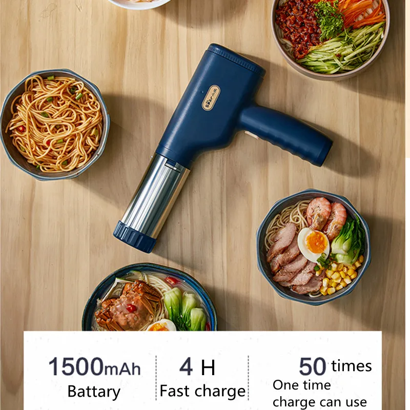 Stainless Steel Noodle Maker Handheld Household Electric Small Wireless  Charging Pressure Noodle Gun Machine And Pasta Maker - AliExpress