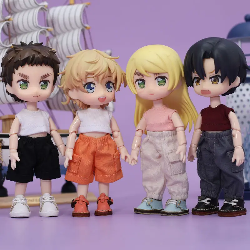 Ob11 Doll Clothes Overalls Casual Fashion Trousers With Pocket Doll Accessories For Molly, Gsc, Pd9, Ymy, Obitsu11, 1/12bjd Doll 3