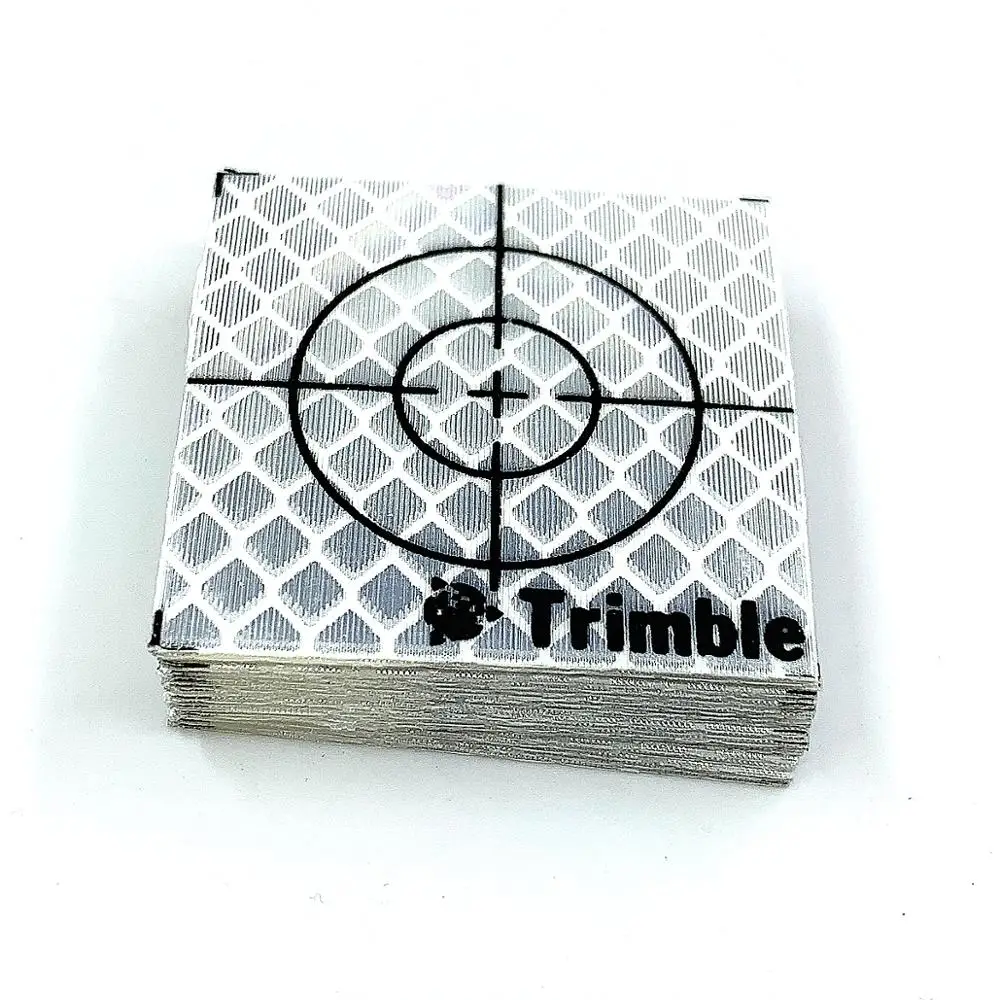 

100pcs Target Sheet Reflective Sheet For Trimble Sok Nikon Total Station Surveying Tape Target 40*40MM 30*30MM