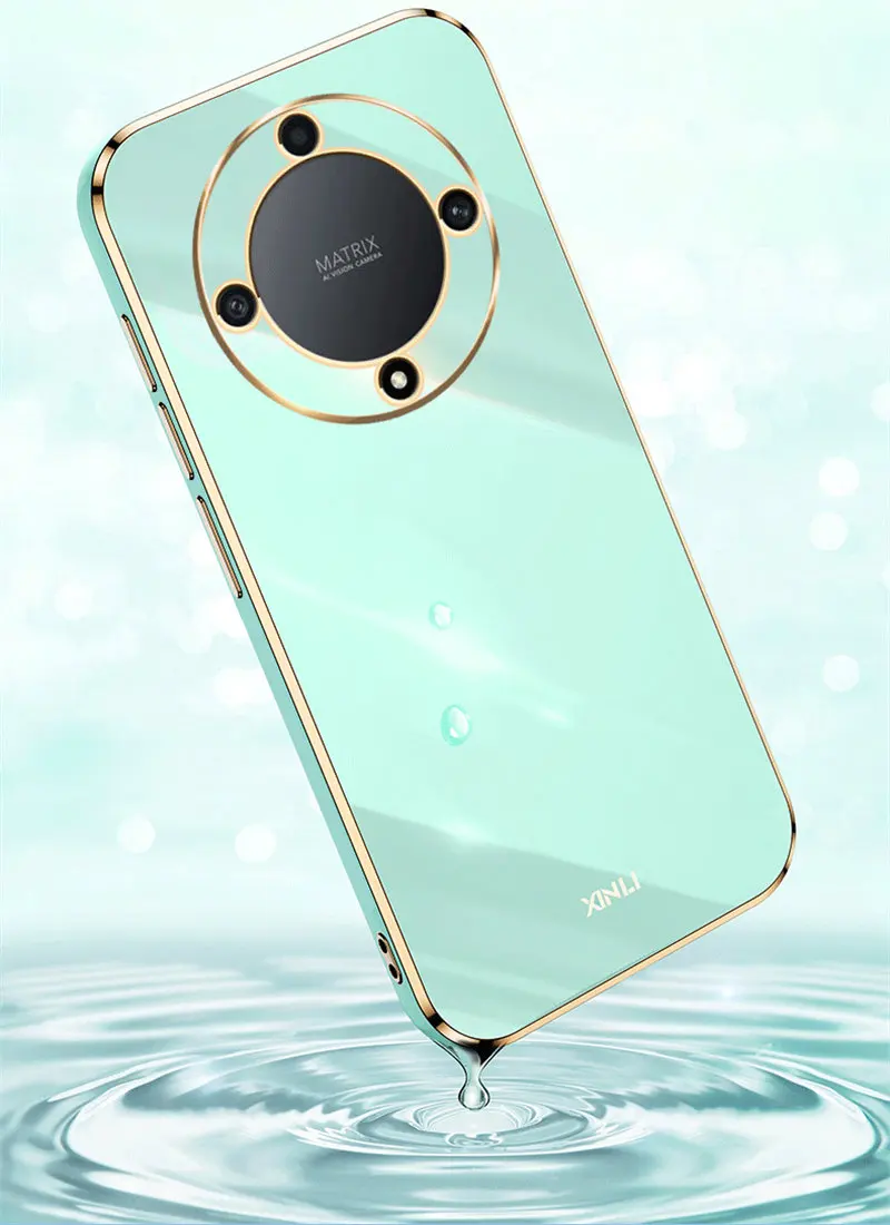 Honor Magic 6 Lite 5G ALI NX3 Case 6D Plating Silicone TPU Soft Back Cover Phone Case for Honor Magic6 Lite Magic6Lite ALI-NX3 4