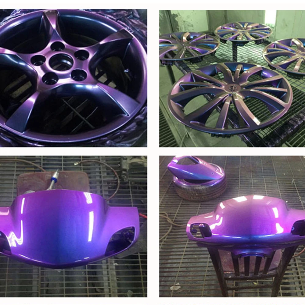 Purple Pearl Finish Coating Material Car Paint Pigment - China Chameleon  Pigment Powder, Auto Coating
