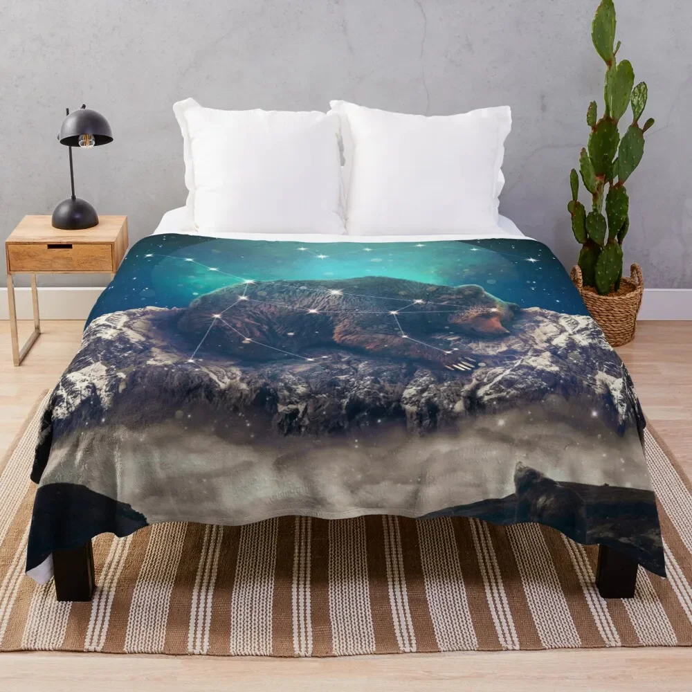 

Under the Stars | Ursa Major Throw Blanket christmas decoration Decorative Sofas Luxury St Hairys Sofa Quilt Blankets