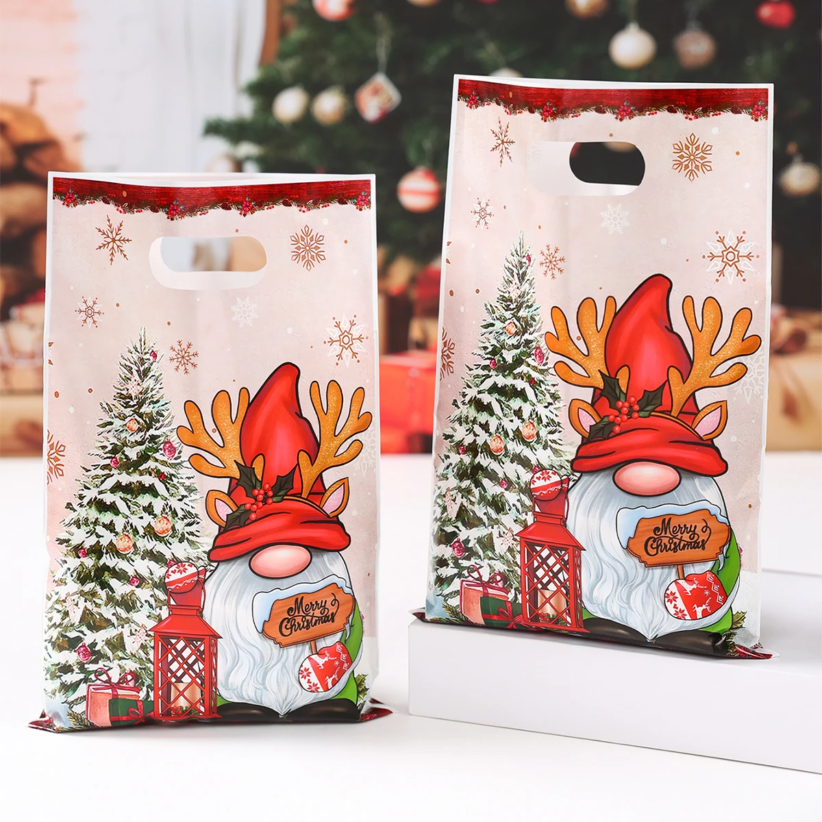 Christmas Snowman Gift Handbag Merry Christmas Decoration for Home 2025 Navidad Natal S... - SKU CSGH1842 - UGI Packaging