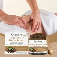 Gommage corporel au café et à la noix de coco, exfoliant doux pour les peaux mortes, hydratant et nettoyant 1
