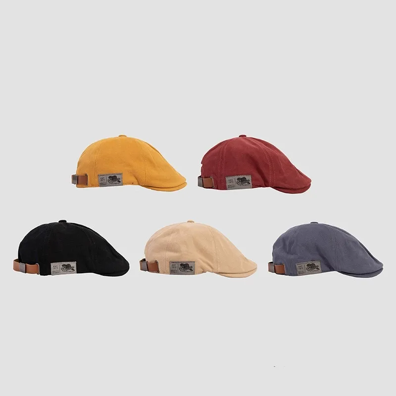 Cotton Newsboy Cap For Men Women