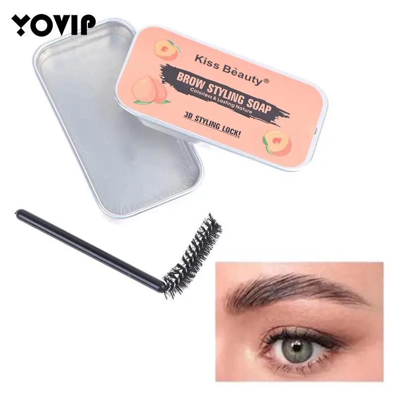 Eyebrow Styling Gel Brows Wax Sculpt Soap Waterproof Long Lasting 3D