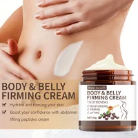 Crème raffermissante pour contrôle abdominal - 60g, extrait de plante hydratant et hydratant en profondeur, sans alcool, adaptée à tous les types de peau, sans épices, améliore l'élasticité de la peau 4