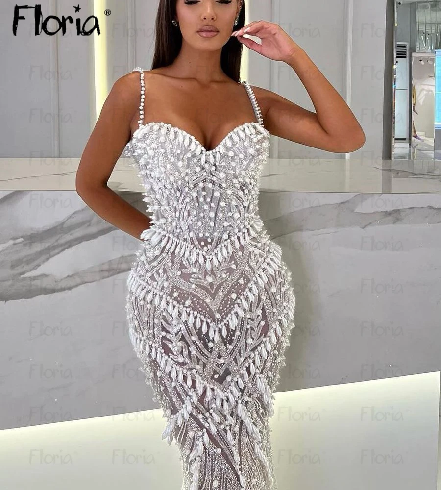 Vestidos Largos Con Perlas Modernos Vestidos Largos Con Perlas