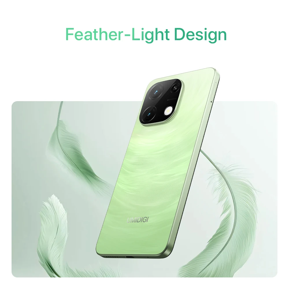 UMIDIGI G9T Android 14 Smartphone UNISOC T606 4GB 128GB 6.75” Water Drop HD+ Display 13MP Camera 5000mAh Battery 2SIM Cellphone 5