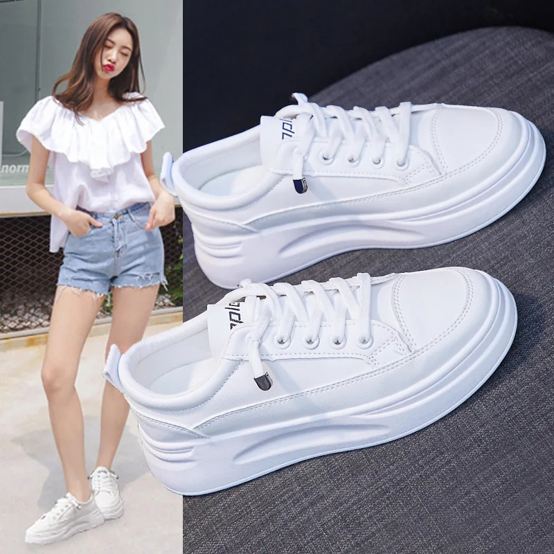 Breathable Shoes for Woman Sneakers Spring 2022 New Zapatos De Mujer  Fashion Lace-up Low Cut Casual Women Shoes Dropshipping