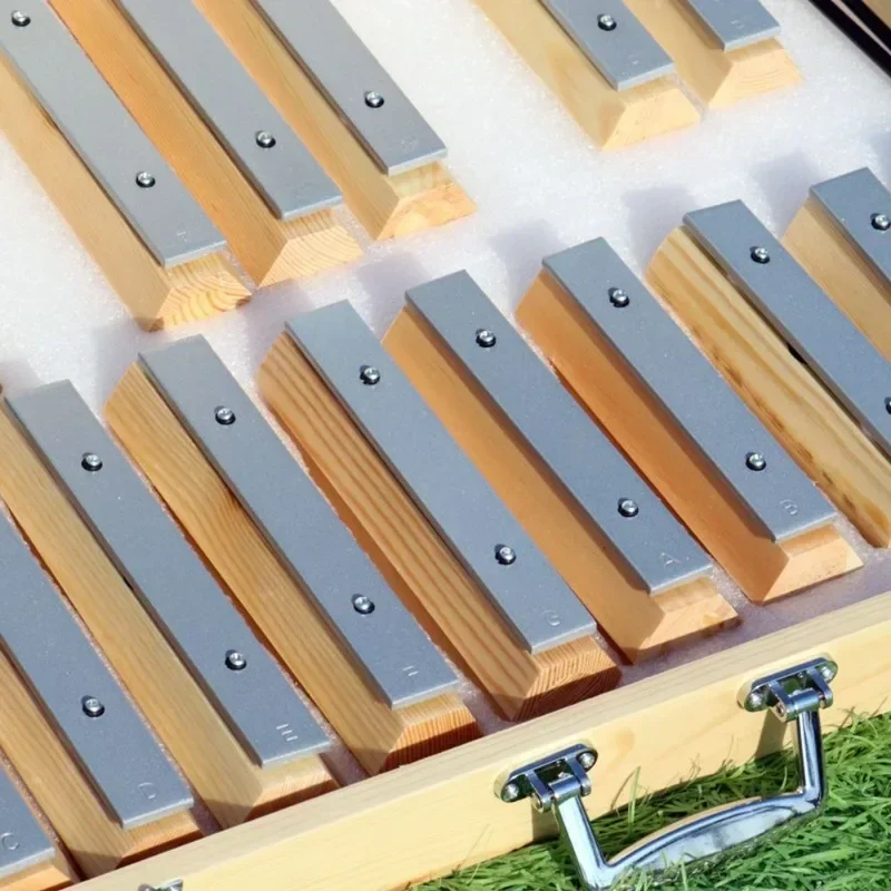 17 Tone Bar Orff Children Early Education Instrument Sound Brick Aluminum Plate Harp Sound Block Musical Percussion Instruments