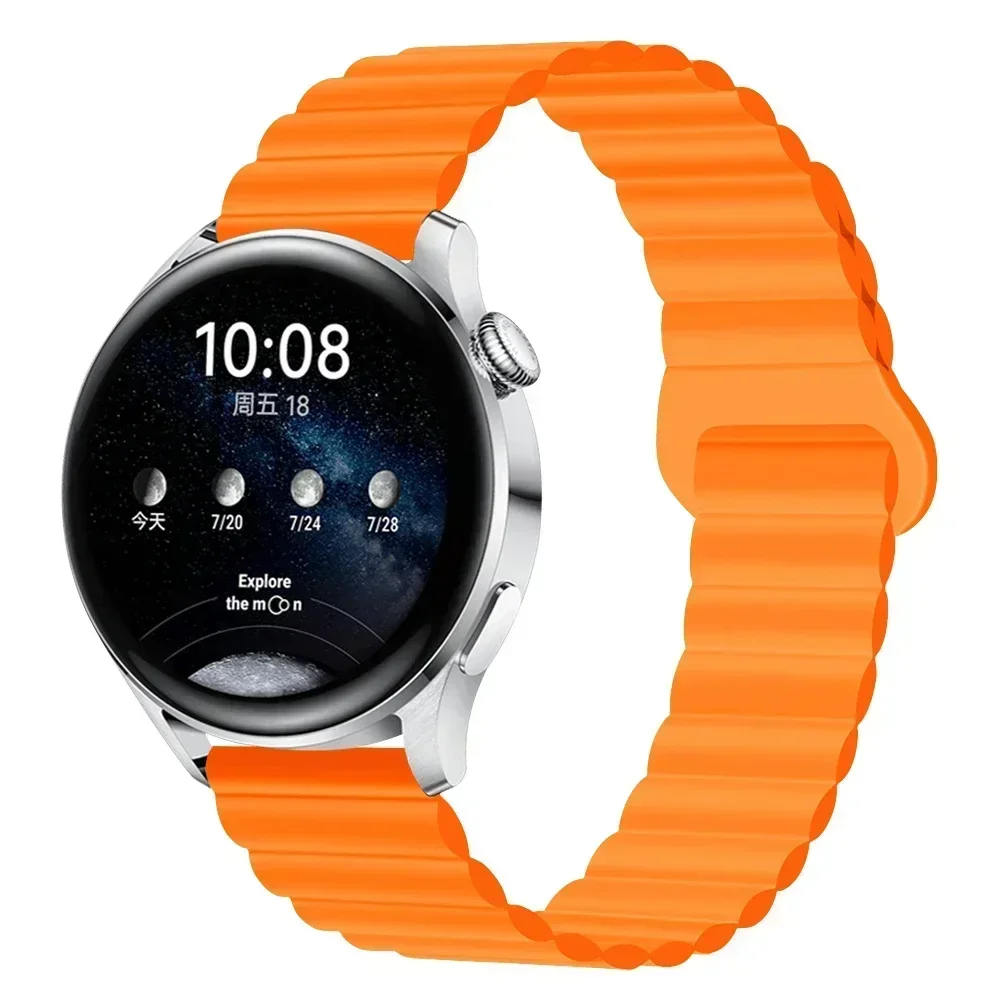 Magnetic Loop Silicone Watchband Strap