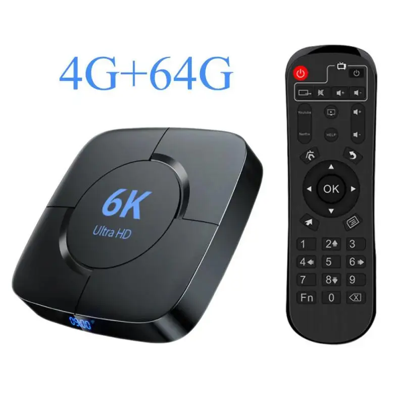 

6K TV Box Allwinner H616 Android 10.0 Dual Wifi 2.4g&5.8g Ultra HD Media Player 4G RAM 32G 64G ROM Set-top Box