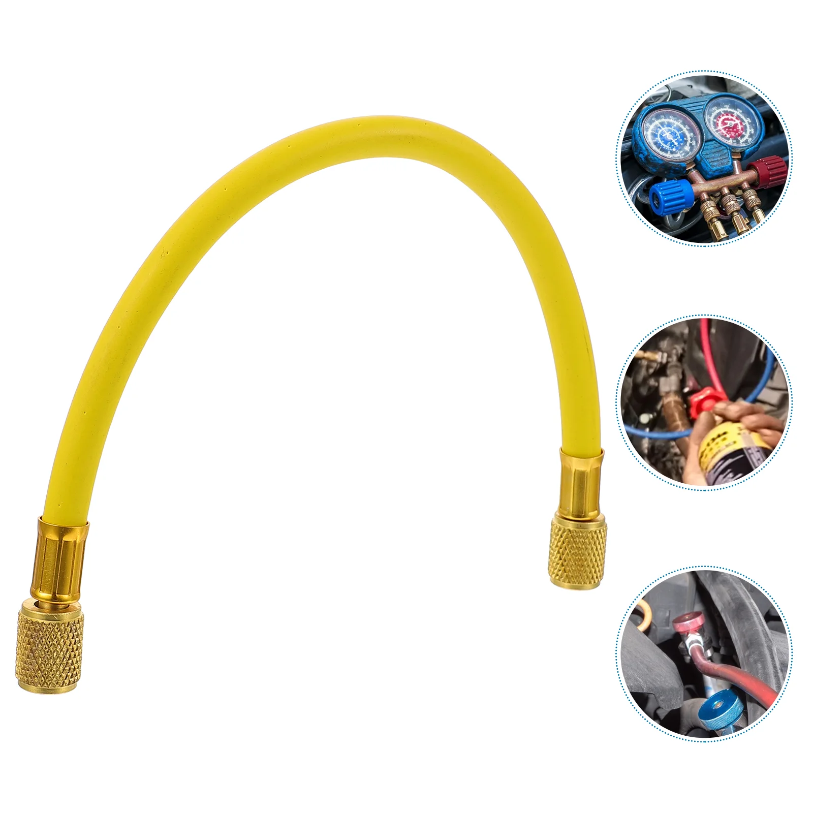 Fluoride Tube Refrigerant Filling Pipe Hose Air Conditioner Adding Copper Recharge