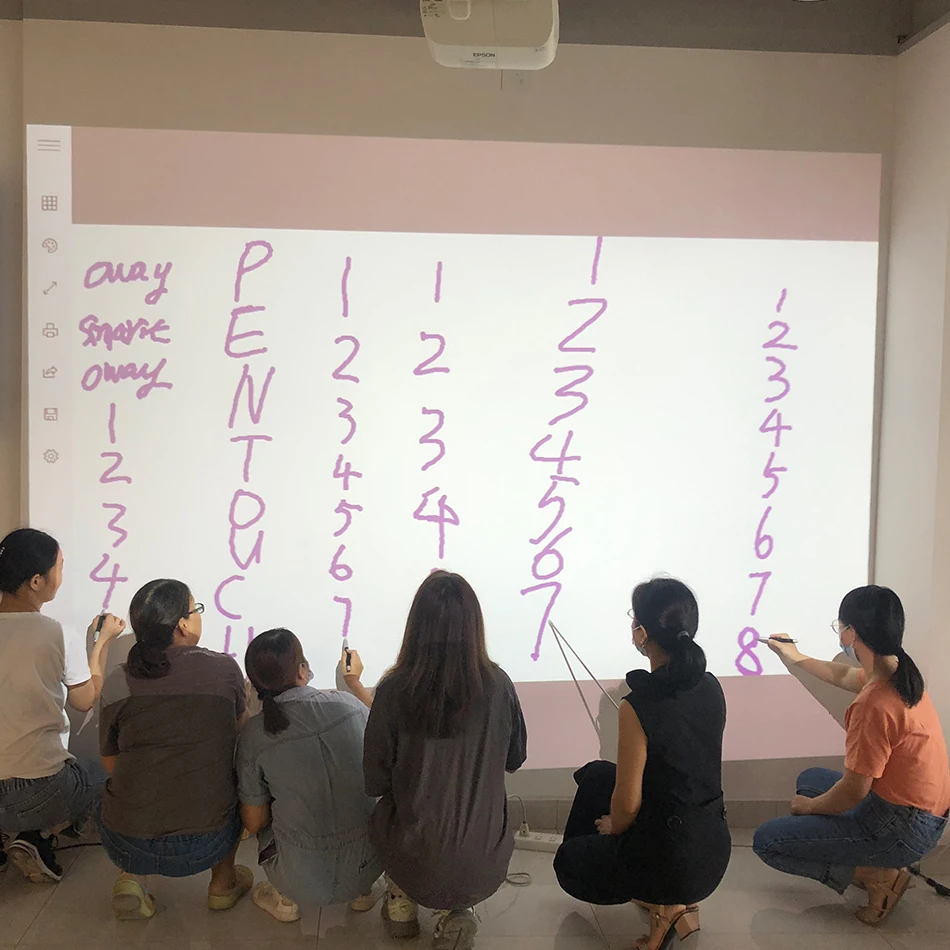 Multiple Operations Interactive Boards,Portable Electronic Smartboard Whiteboards,USB Infrared Digital Flat Panel For Education