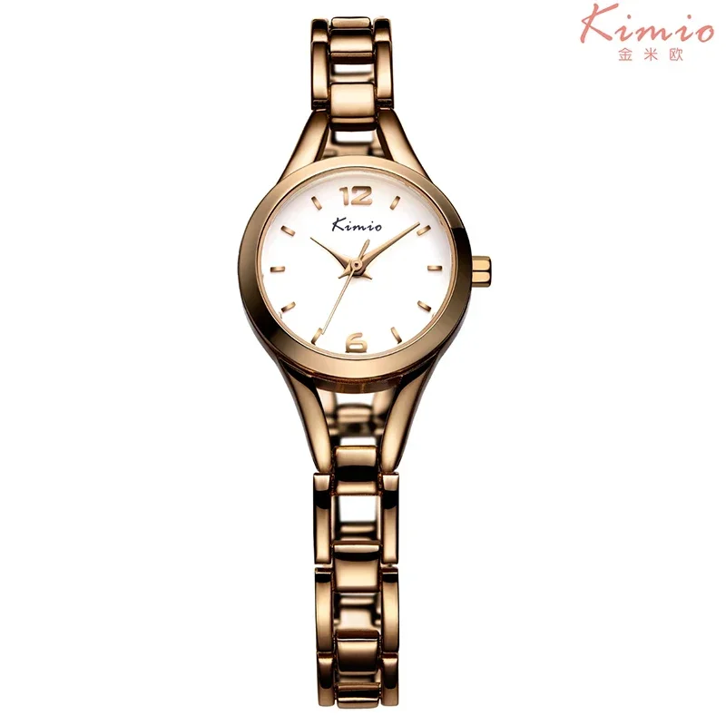 

Kimio Brand Casual Fashion Quartz Bracelet Wristwatches Stainless Steel Waterproof Lady Dress Watches Relogio Feminino