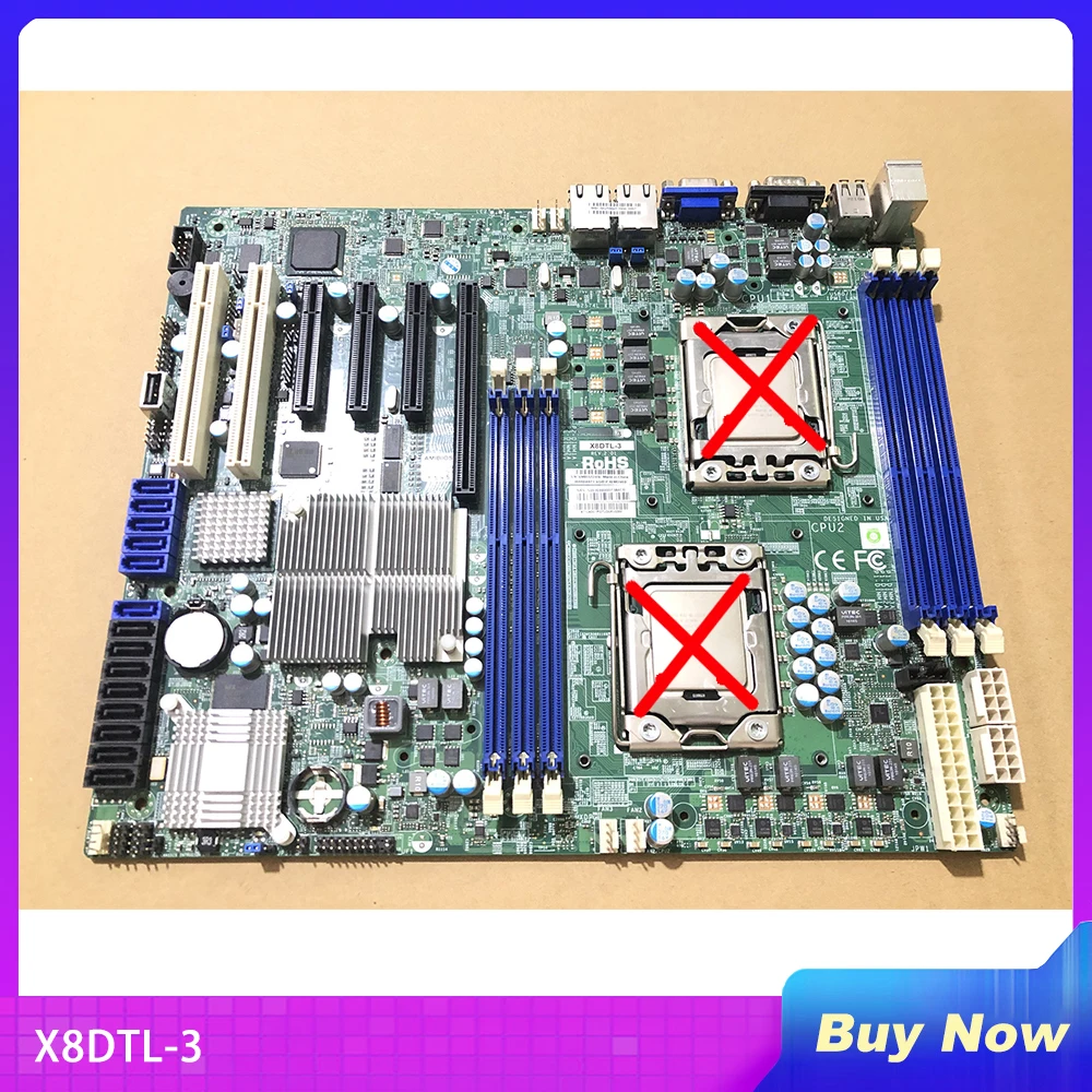 X8Dtl-3 Per Scheda Madre Supermicro Server Processore Xeon Serie 5600/5500 Sata2 Pci-E 2.0 Matrox G200Ew Grafica Integrata Ddr3