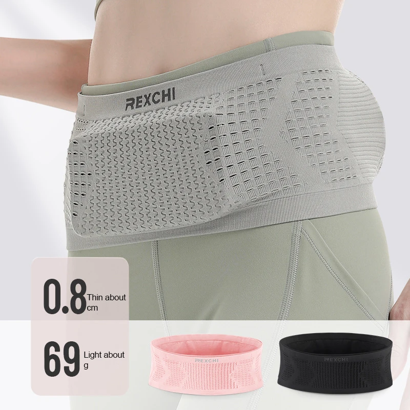 Bezszwowa niewidoczna torba na pas do biegania torba Unisex sportowa piterek torba na telefon komórkowy Gym Running Fitness Jogging Run torba rowerowa