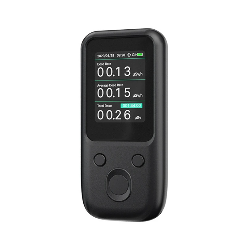 

Geiger Counter Nuclear Radiation Detector,Radiation Dosimeter Alert Rechargeable Beta Gamma X-Ray Radiation Monitor Accessories