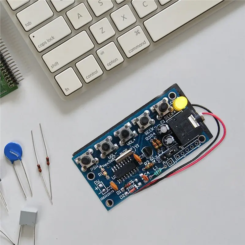 AS95-무선 스테레오 수신기 모듈 PCB FM DIY 전자 키트 76Mhz-108Mhz 무선 FM 라디오 키트