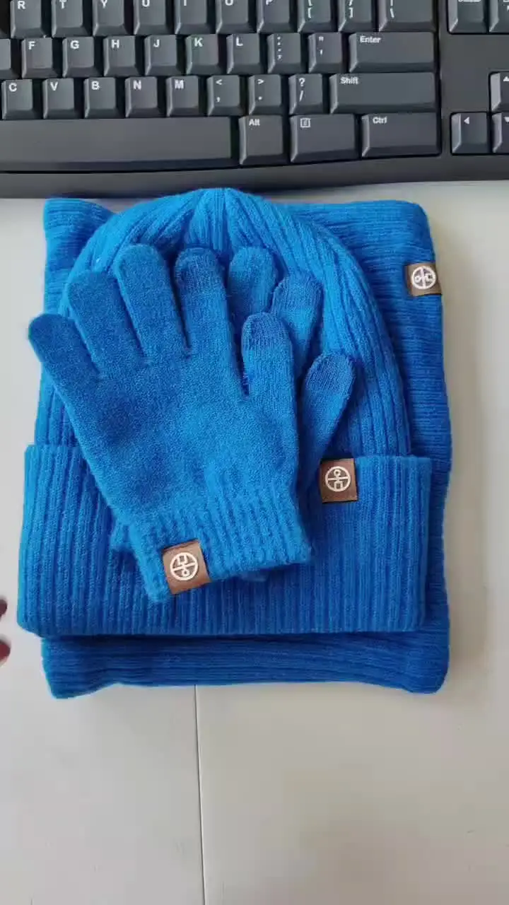 Lot De 3 Bonnets Doux Enfant - Unisexe Printemps/Automne/Hiver - Taille 1-8 Ans - Double Couche