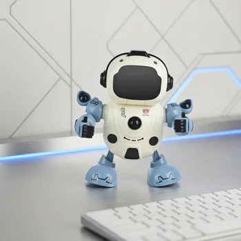 Giocattolo musicale per cani robot: robot danzante con luci e movimento per bambini