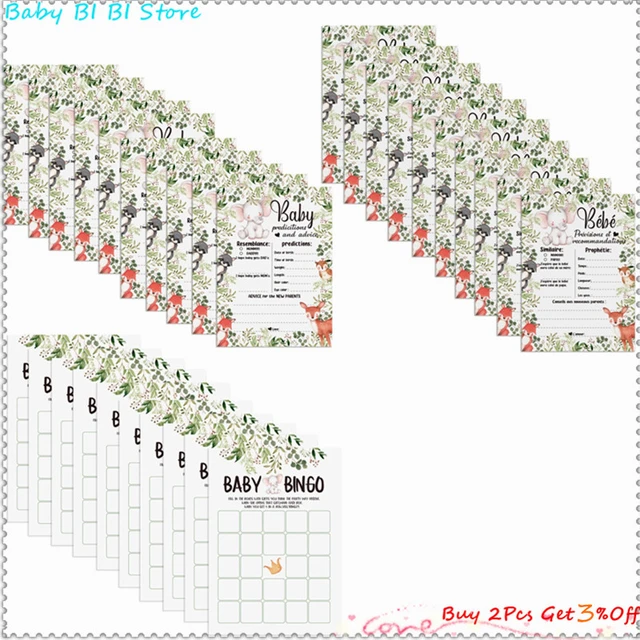 10 Sheet Gender Reveal Prediction Card Advice Cards Newborn Keepsake Baby  Growth Document Souvenir Collection for