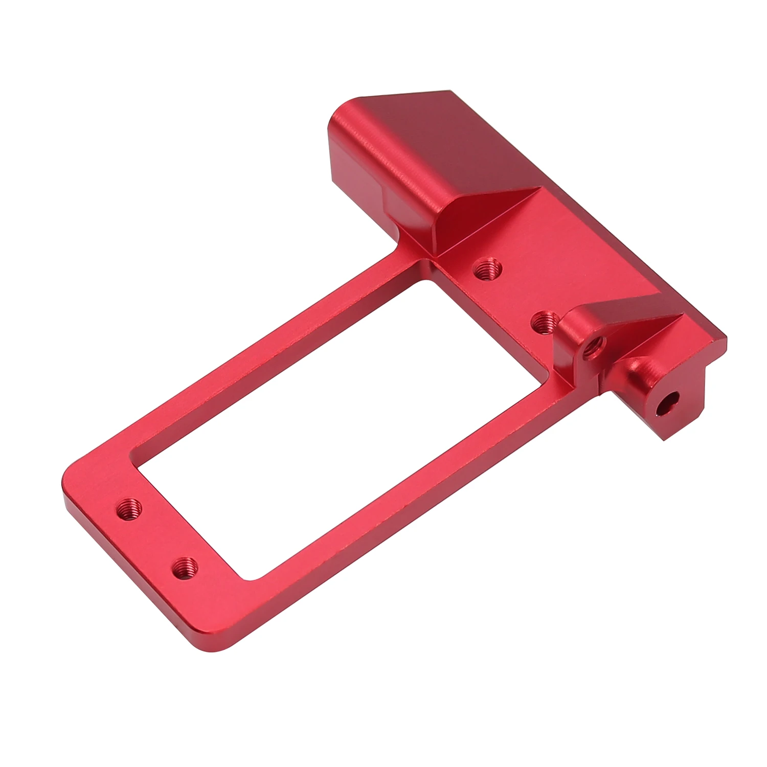 Aluminum CNC BTA Servo Mount With Hydraulic Steering Link For 1/10 RC Crawler Capra F9 (Black)