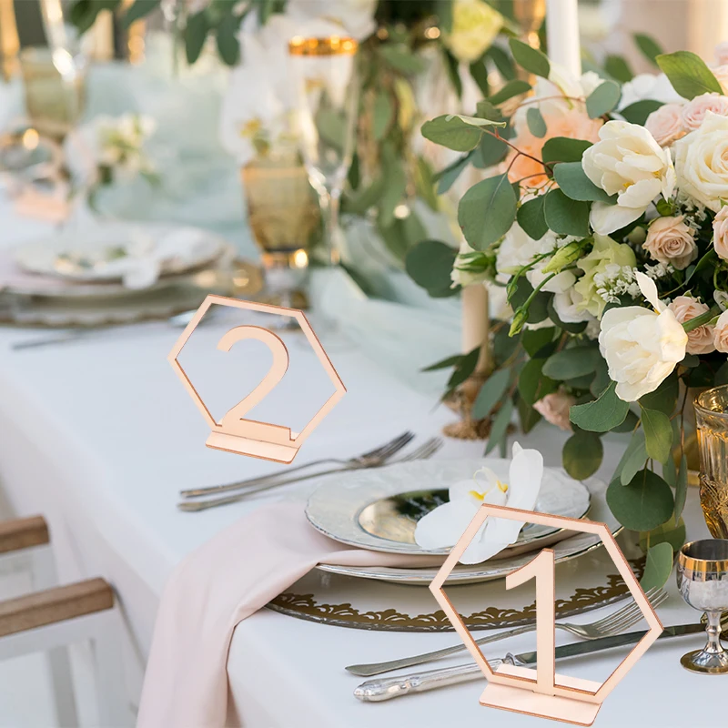 Wooden Wedding Table Number Sign Place Card Wedding Engagement Reception Seat Decoration Digital Card Event Party Supplies 10pcs wedding table numbers