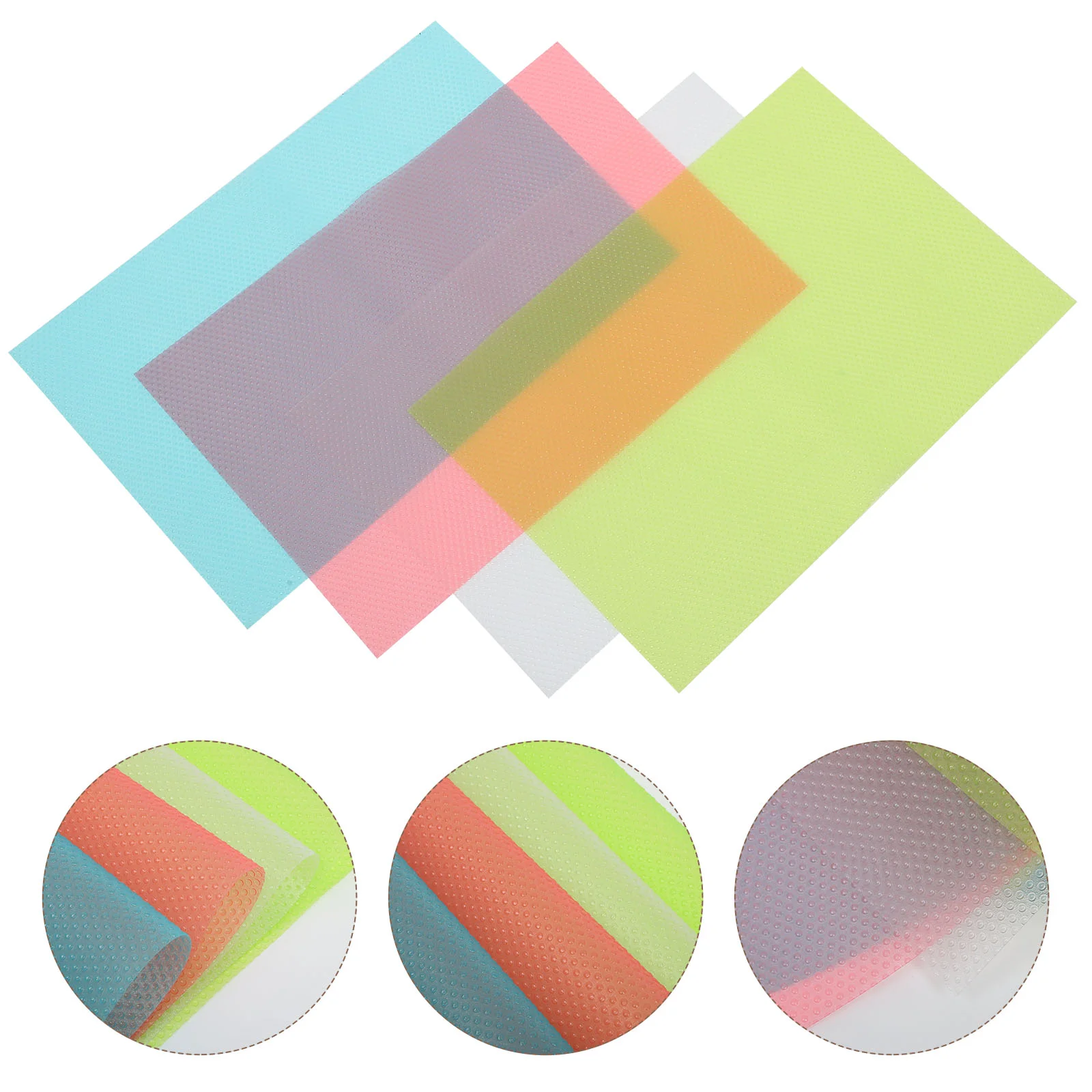 

8pcs Cupboard Anti-skid Mat Kitchen Worktop Nonslip Cushion Refrigerator Liners