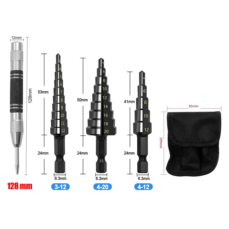 5Pcs Set Black