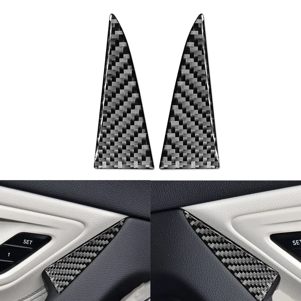 

2pcs Carbon Fiber+epoxy Coating Inner Door Armrest Strip Cover Trim Fits For BMW Z4 G29 2019-2022 High Quality Car Accessories