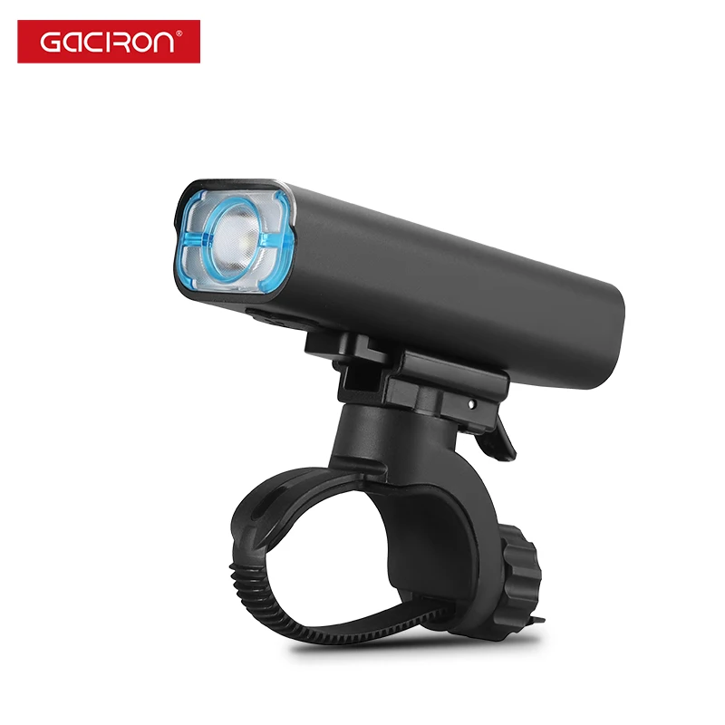 GACIRON bike led flashlight V9CP 550Lumens Bike accessories 2500mAh Type-C  Rechargeable IPX6 Waterproof Headlight for bicycle